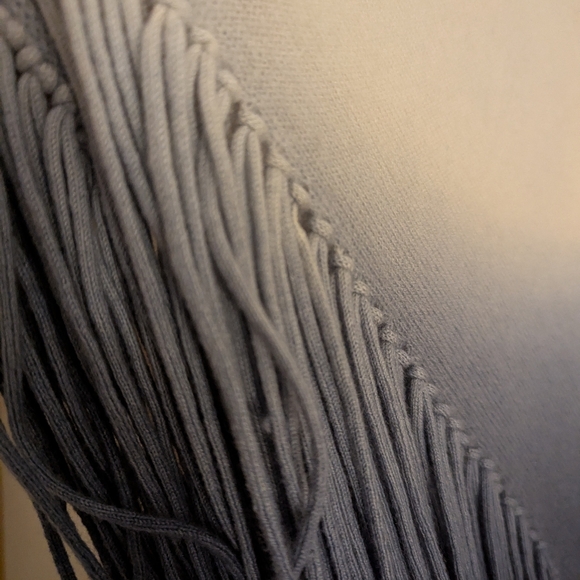 Cashmere Fringe Ruana from Minnie Rose NEW - Picture 3 of 4